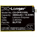 OPPO PDCT00 / BLP755 3800 mAh Li-Polymer 3,85 V (Cameron Sino)