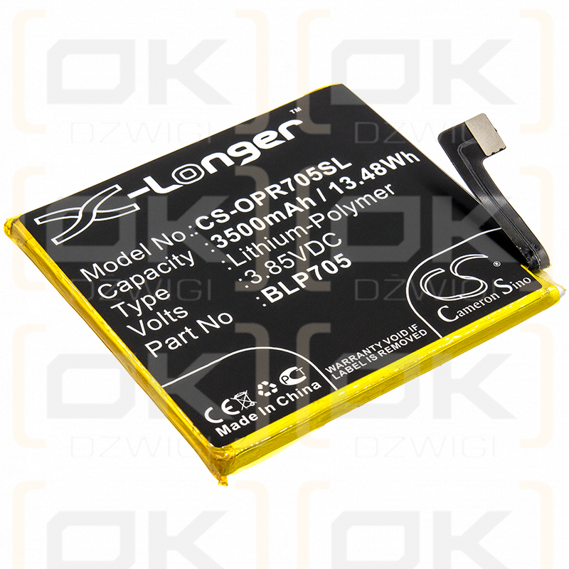 OPPO PCCT00 / BLP705 3500 mAh Li-Polymer 3,85 V (Cameron Sino)