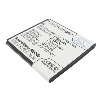 OPPO 701T / BLP519 1750 mAh Li-Ion 3,7 V (Cameron Sino)