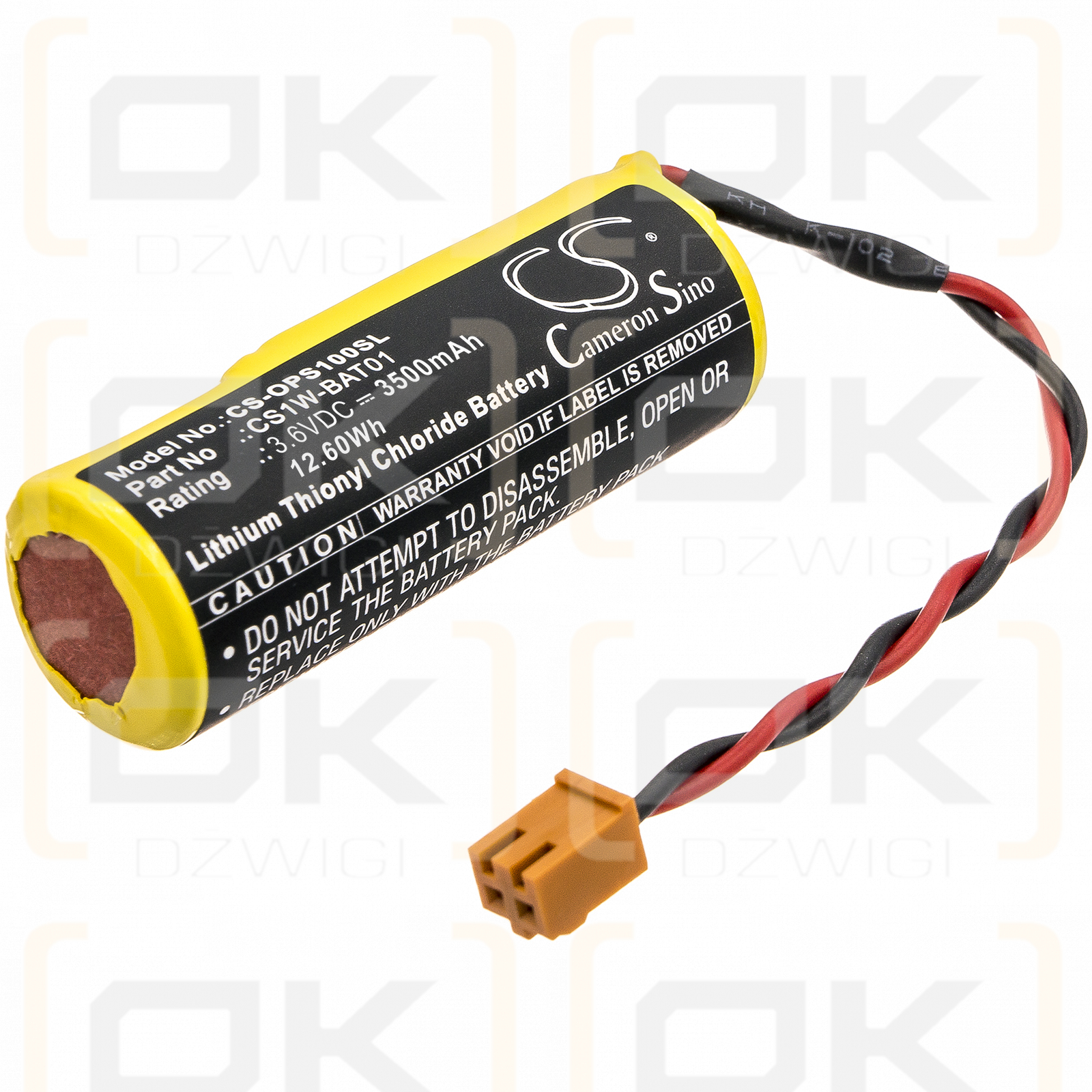 Panasonic VR8 / ER6VCT 3500mAh Li-SOCl2 3.6V (Cameron Sino)