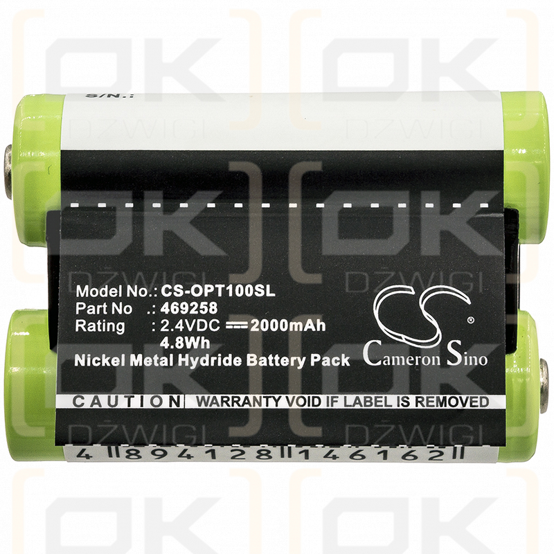 Optelec Compact Plus / EP-1 2000 mAh Ni-MH 2,4 V (Cameron Sino)