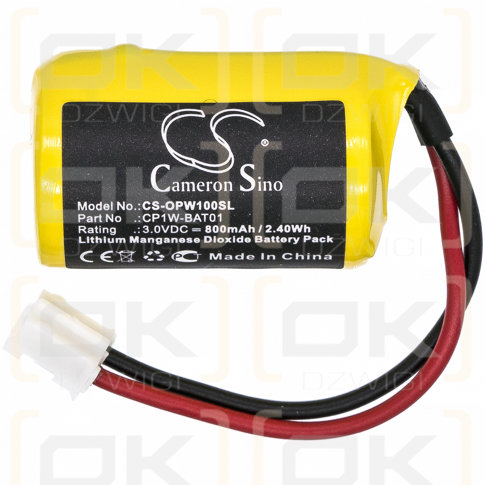 Omron CP1W-BAT01 800mAh Li-MnO2 3.0V (Cameron Sino)