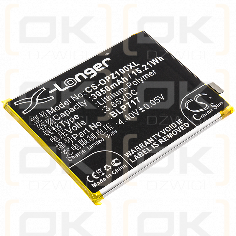 OPPO CPH1979 / BLP717 3950 mAh Li-Polymer 3,85 V (Cameron Sino)