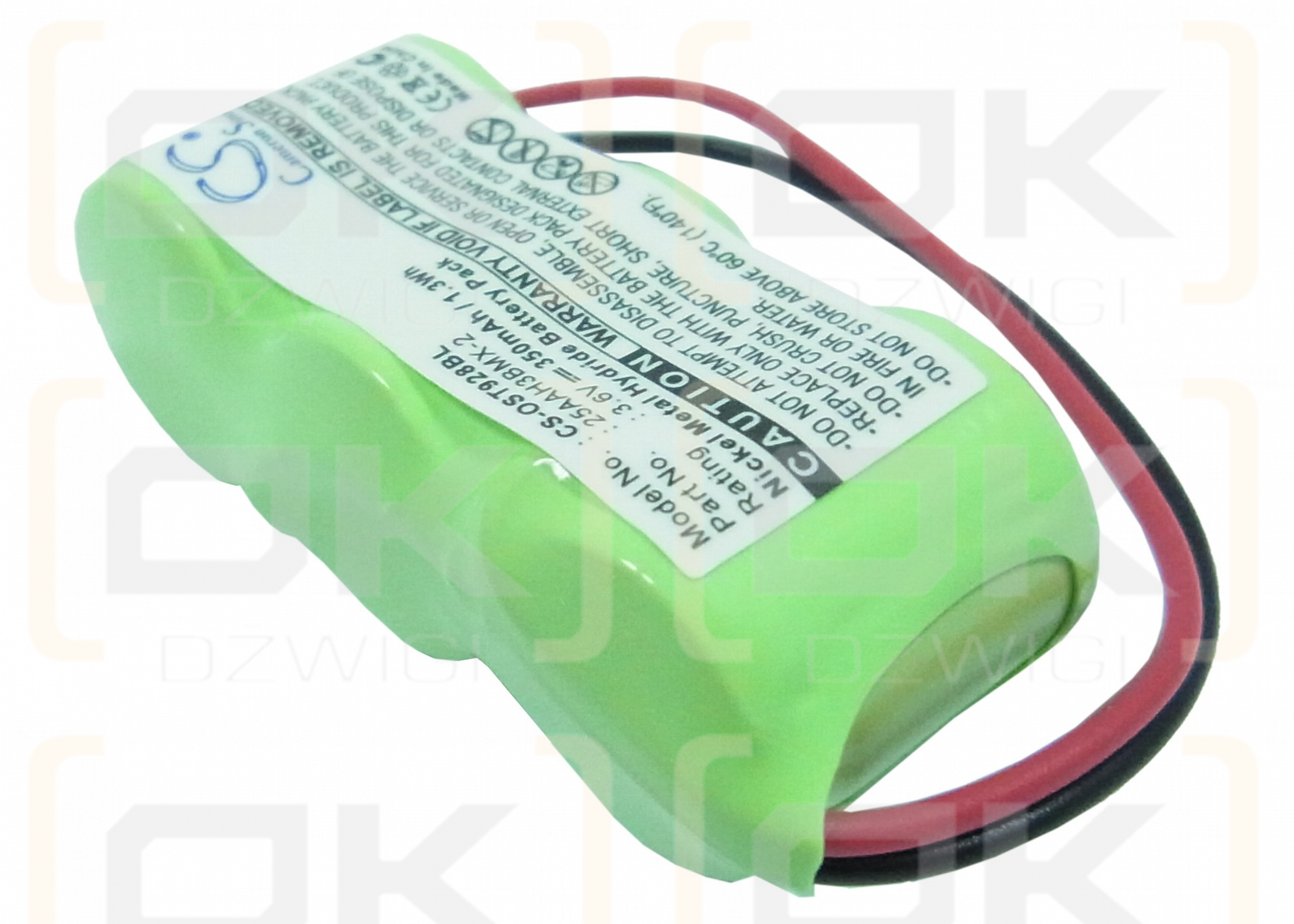 Oregon Scientific STR918 / 25AAH3BMX-2 350mAh Ni-MH 3.6V (Cameron Sino)