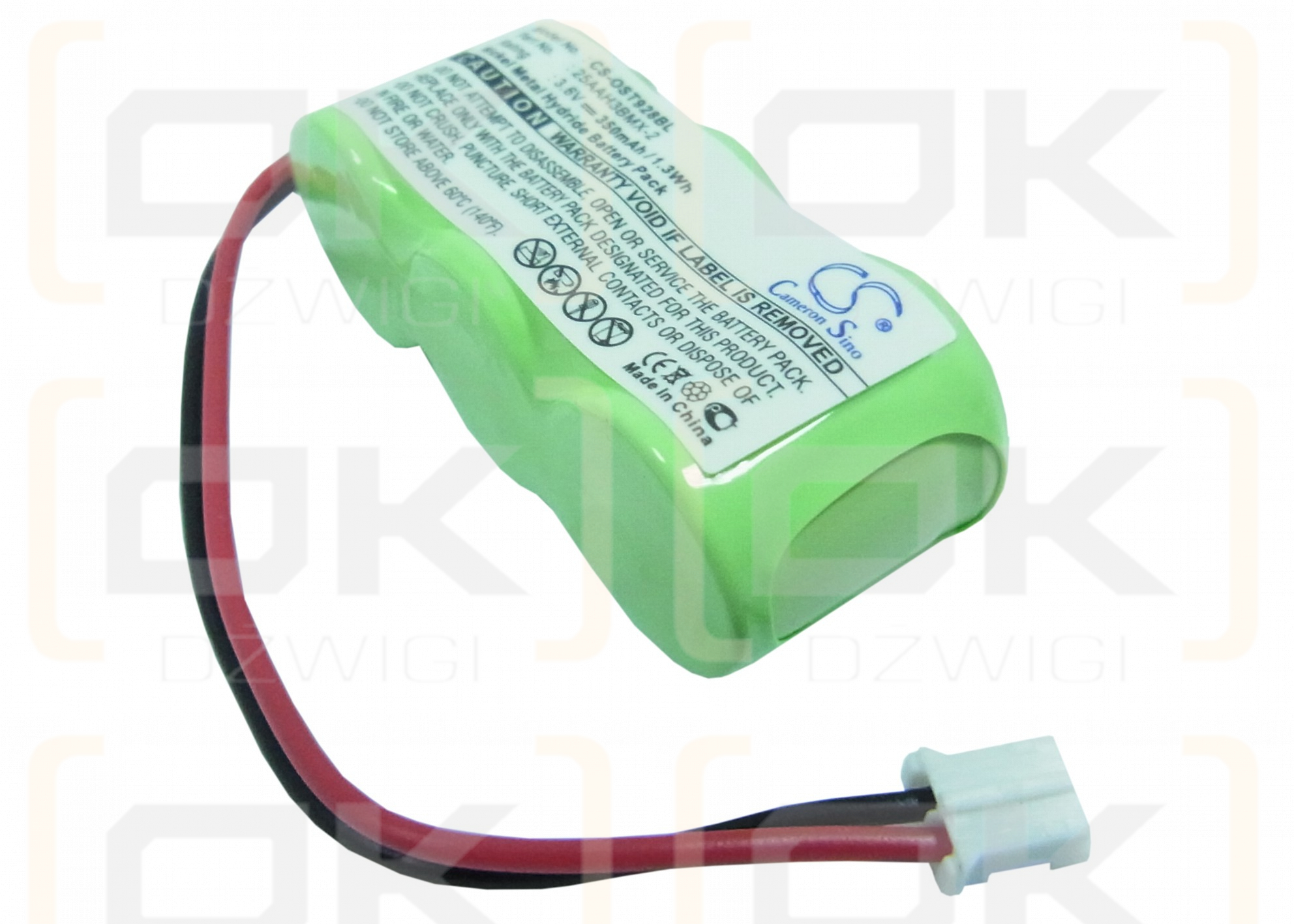 Oregon Scientific STR918 / 25AAH3BMX-2 350mAh Ni-MH 3.6V (Cameron Sino)