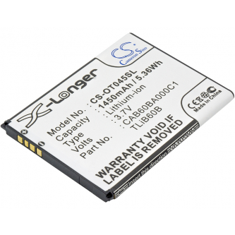 Alcatel ADR3045 / CAB60BA000C1 1450 mAh Li-Ion 3,7 V (Cameron Sino)