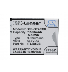 Alcatel One Touch S Pop Dual / CAB60B0000C2 1500 mAh Li-ion 3.7 V (Cameron Sino)