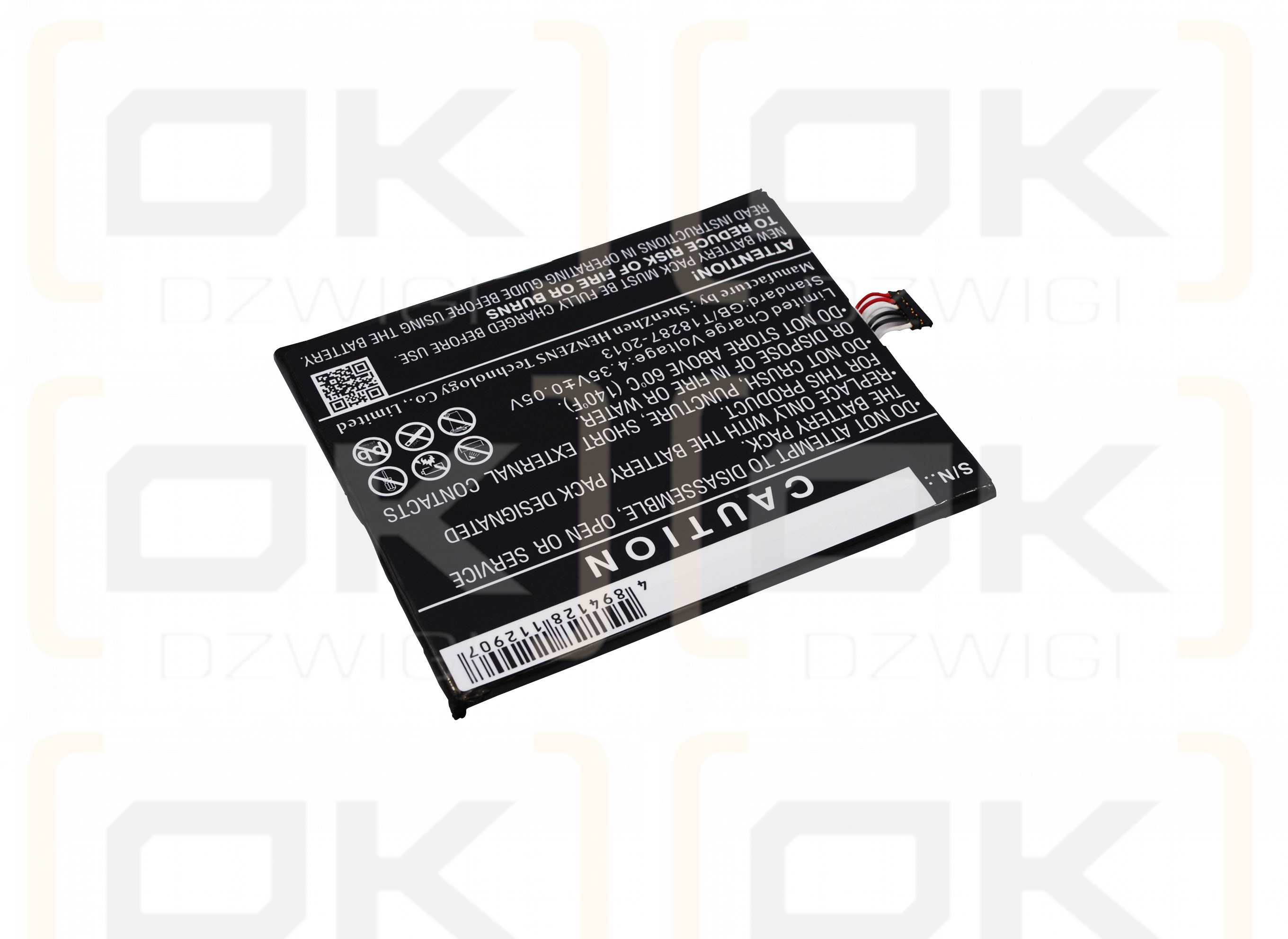 Alcatel OT-5025D / TLp029A1 2900 mAh Li-Polymer 3.8 V (Cameron Sino)