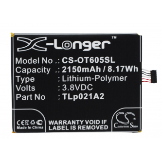 Alcatel OT-6050Y / TLp021A2 2150 mAh Li-Polymer 3,8 V (Cameron Sino)