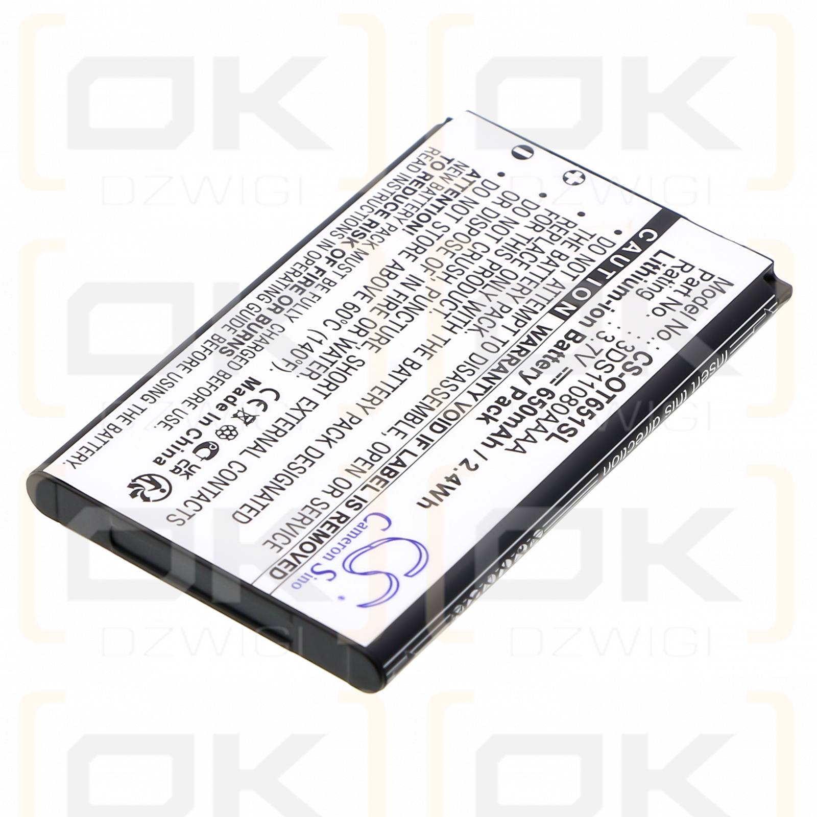 Alcatel One Touch E205C / 3DS11080AAAA 650mAh Li-ion 3.7V (Cameron Sino)
