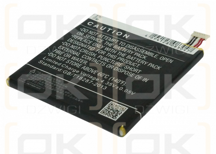 Alcatel OT-7024N / TLp018B2 1800 mAh Li-Polymer 3,8 V (Cameron Sino)