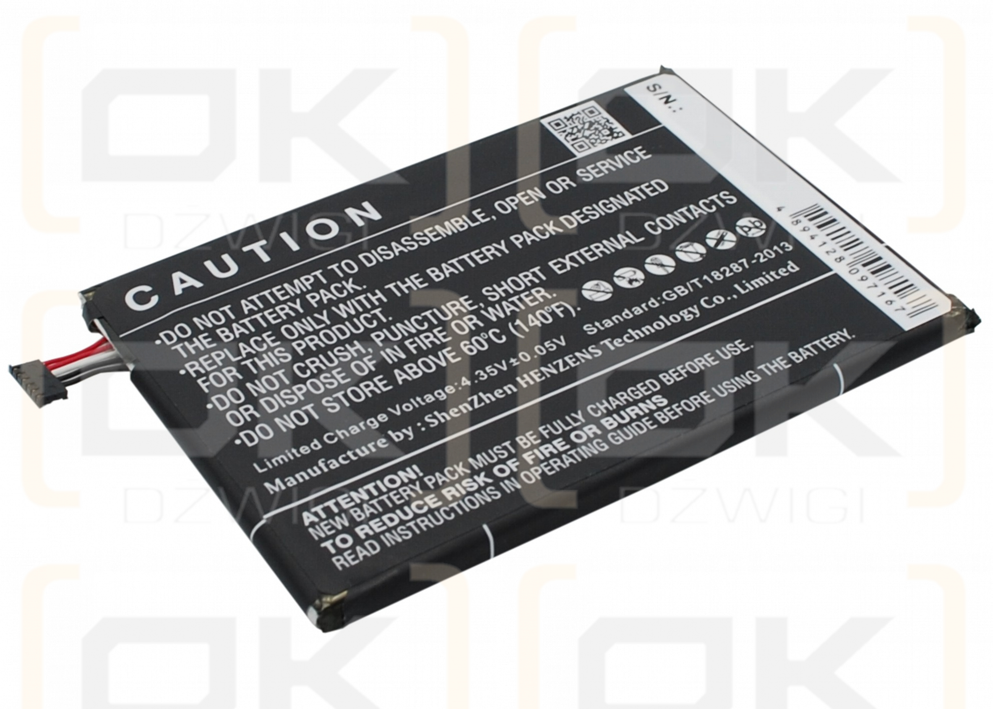 Alcatel One Touch M812C / TLp031C2 3100mAh Li-Polymer 3.8V (Cameron Sino)