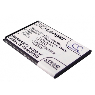 Alcatel OT-995s / CAB31Y0014C2 1750 mAh Li-Ion 3,7 V (Cameron Sino)