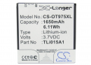 Vodafone 975N / TLi015A1 1650mAh Li-ion 3.7V (Cameron Sino)