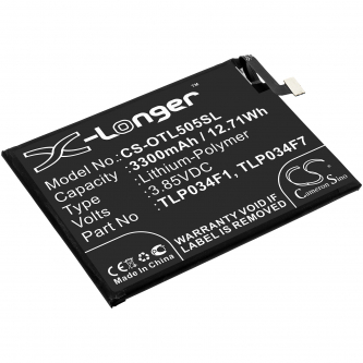 Alcatel 5039D / TLP034F1 3300 mAh Li-Polymer 3,85 V (Cameron Sino)