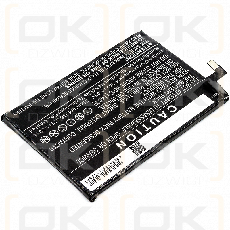 Alcatel 5023F / TLP050BC 5000 mAh Li-Polymer 3,8 V (Cameron Sino)