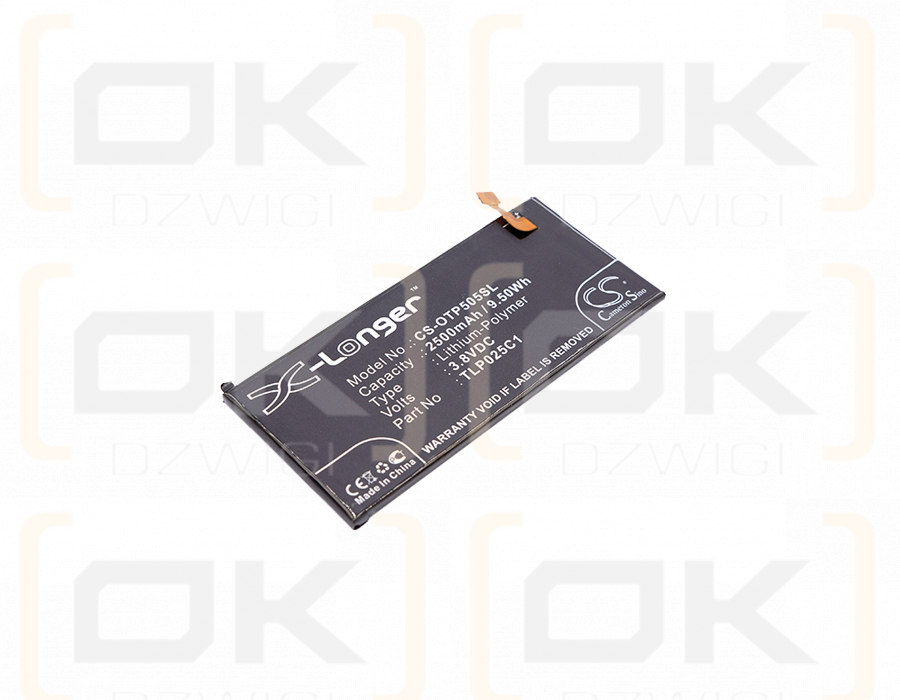 Alcatel OT-5056W / TLP025C1 2500 mAh Li-Polymer 3,8 V (Cameron Sino)