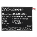 Alcatel OT-9007 / TLP040D2 4000 mAh Li-Polymer 3,8 V (Cameron Sino)