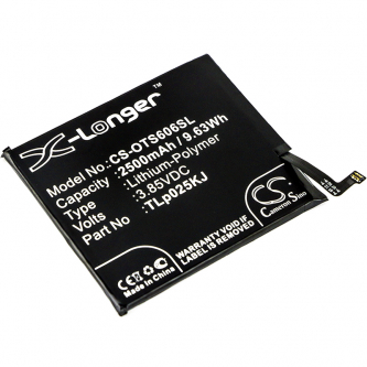 Alcatel OT-6060X / TLp025K1 2500 mAh Li-Polymer 3,85 V (Cameron Sino)