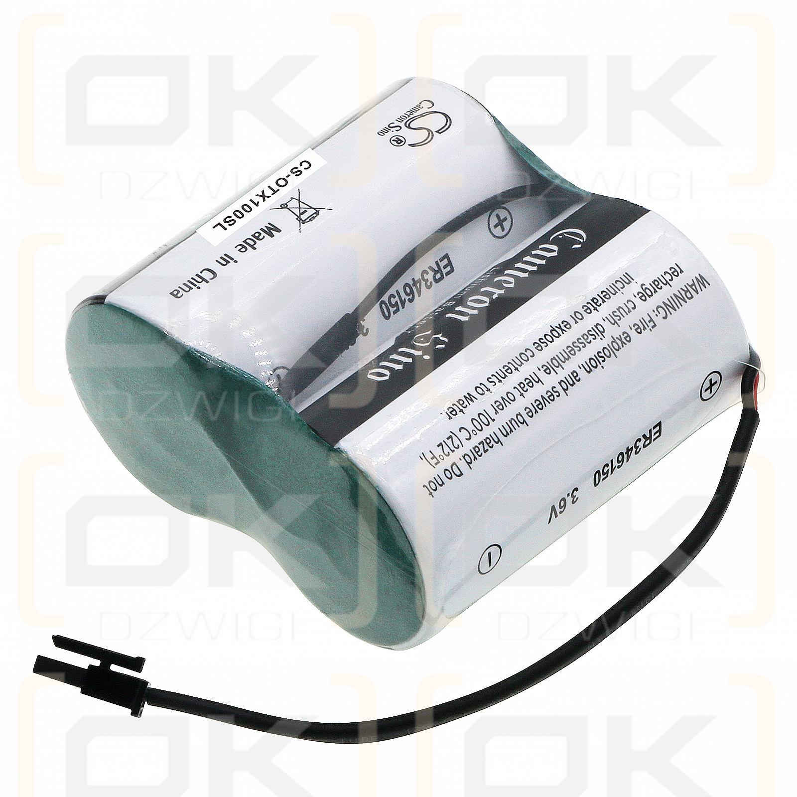 OleumTech C1D1 Oleumtech Sender / SX1000-BP3 28000 mAh Li-SOCl2 3,6 V (Cameron Sino)