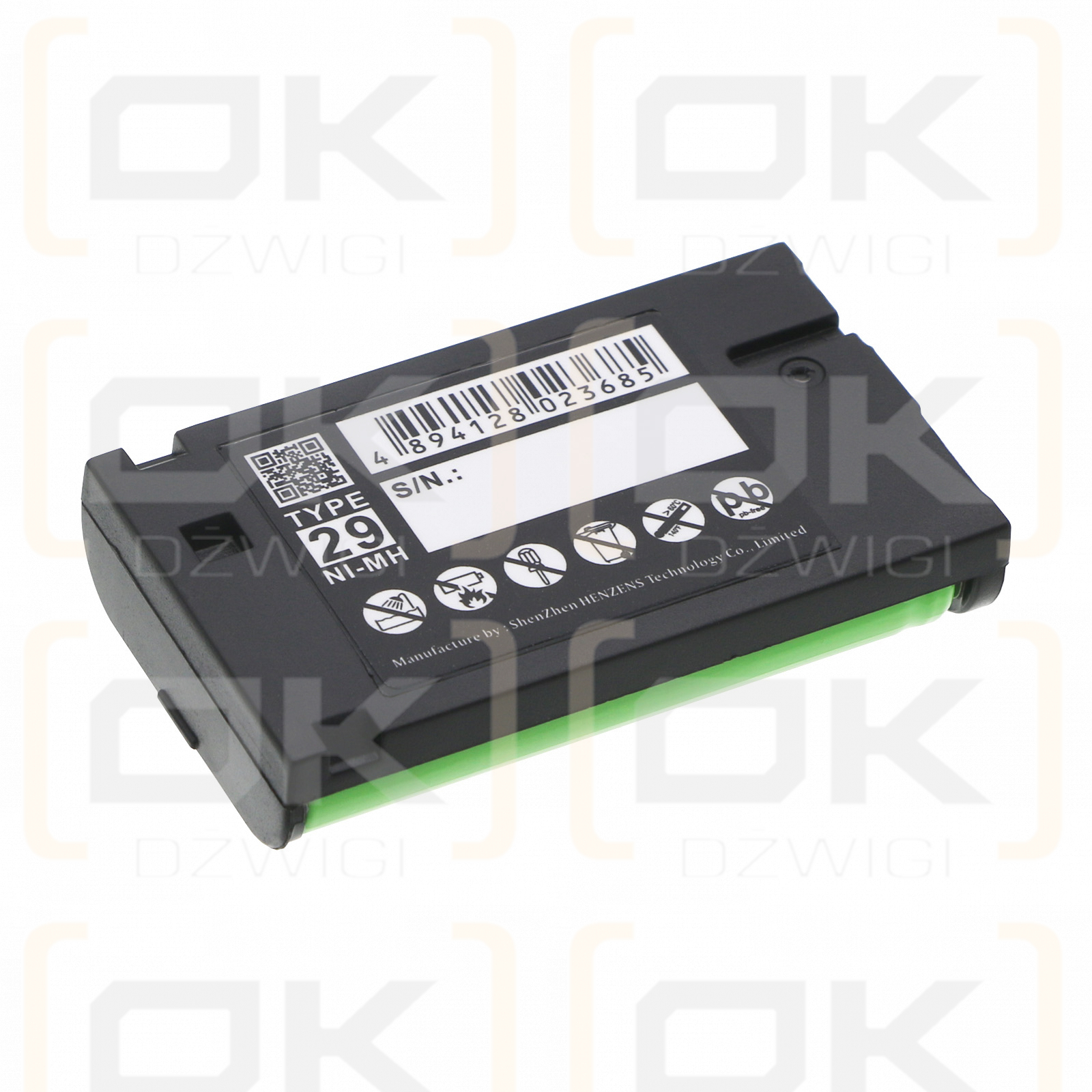 Panasonic KX-TG2356S / HHR-P104 850mAh Ni-MH 3.6V (Cameron Sino)