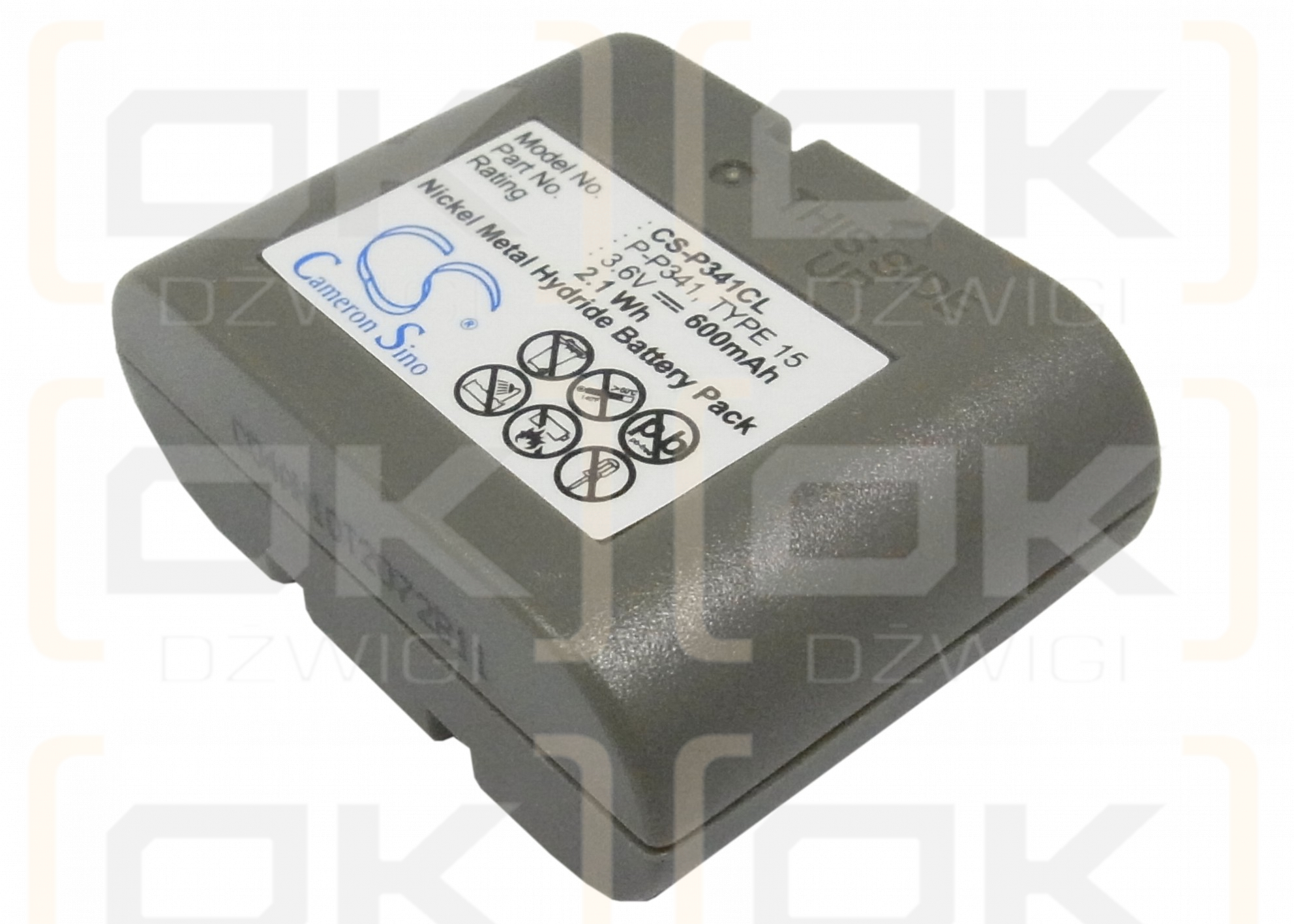 Panasonic KX-T3971 / P-P341 600 мАч Ni-MH 3,6 В (Cameron Sino)