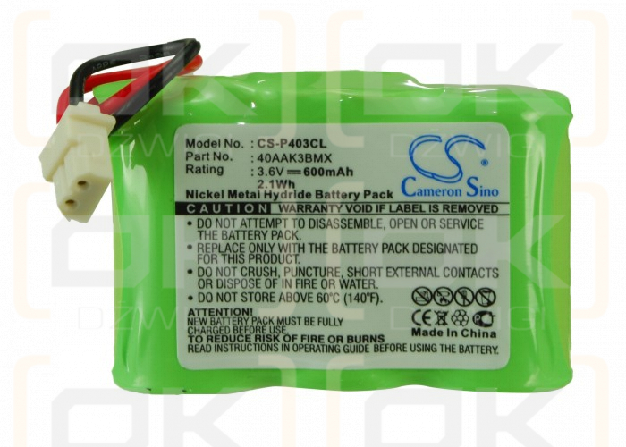 Panasonic / P-03RM 600mAh Ni-MH 3.6V (Cameron Sino)