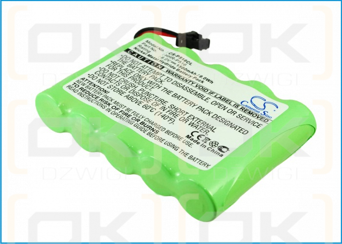 Panasonic KXTG4500B / HHR-P516 1500mAh Ni-MH 6.0V (Cameron Sino)