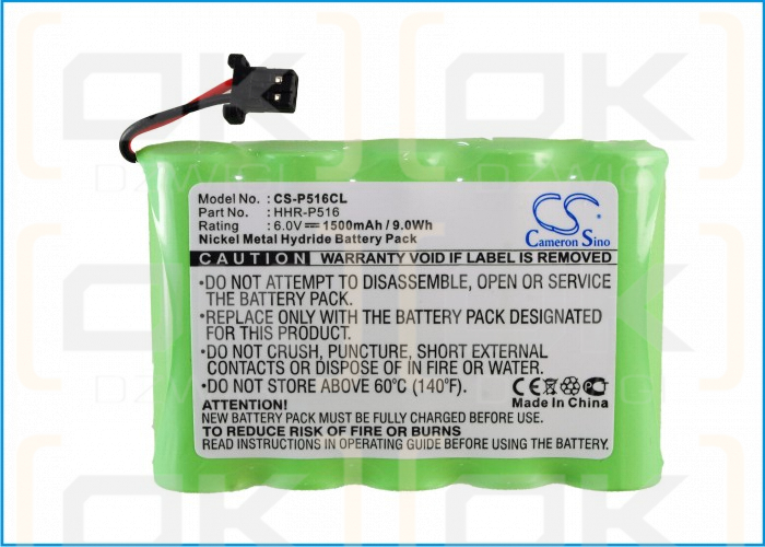 Panasonic KXTG4500B / HHR-P516 1500mAh Ni-MH 6.0V (Cameron Sino)