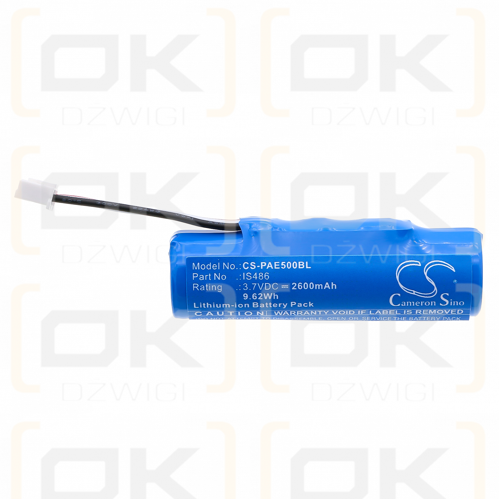 Pax E500 / IS486 2600mAh Li-ion 3.7V (Cameron Sino)