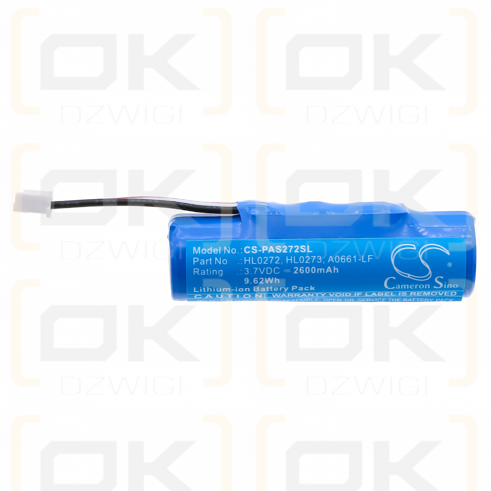 Pax S910s / HL0272 2600mAh Li-ion 3.7V (Cameron Sino)
