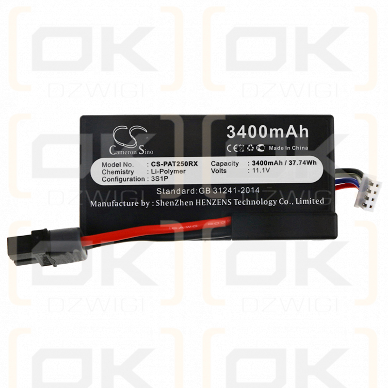 Parrot Disco / PF070250 3400 mAh Li-Polymer 11,1 V (Cameron Sino)