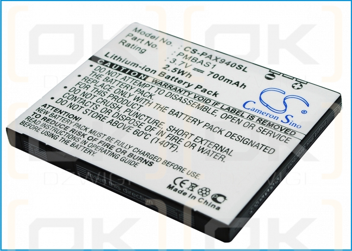 Panasonic 941P / PMBAS1 700 mAh Li-Ion 3,7 V (Cameron Sino)