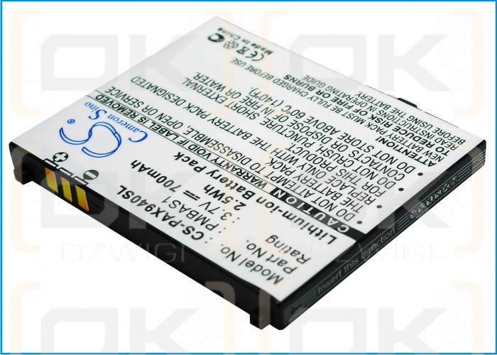 Panasonic 941P / PMBAS1 700 mAh Li-Ion 3,7 V (Cameron Sino)