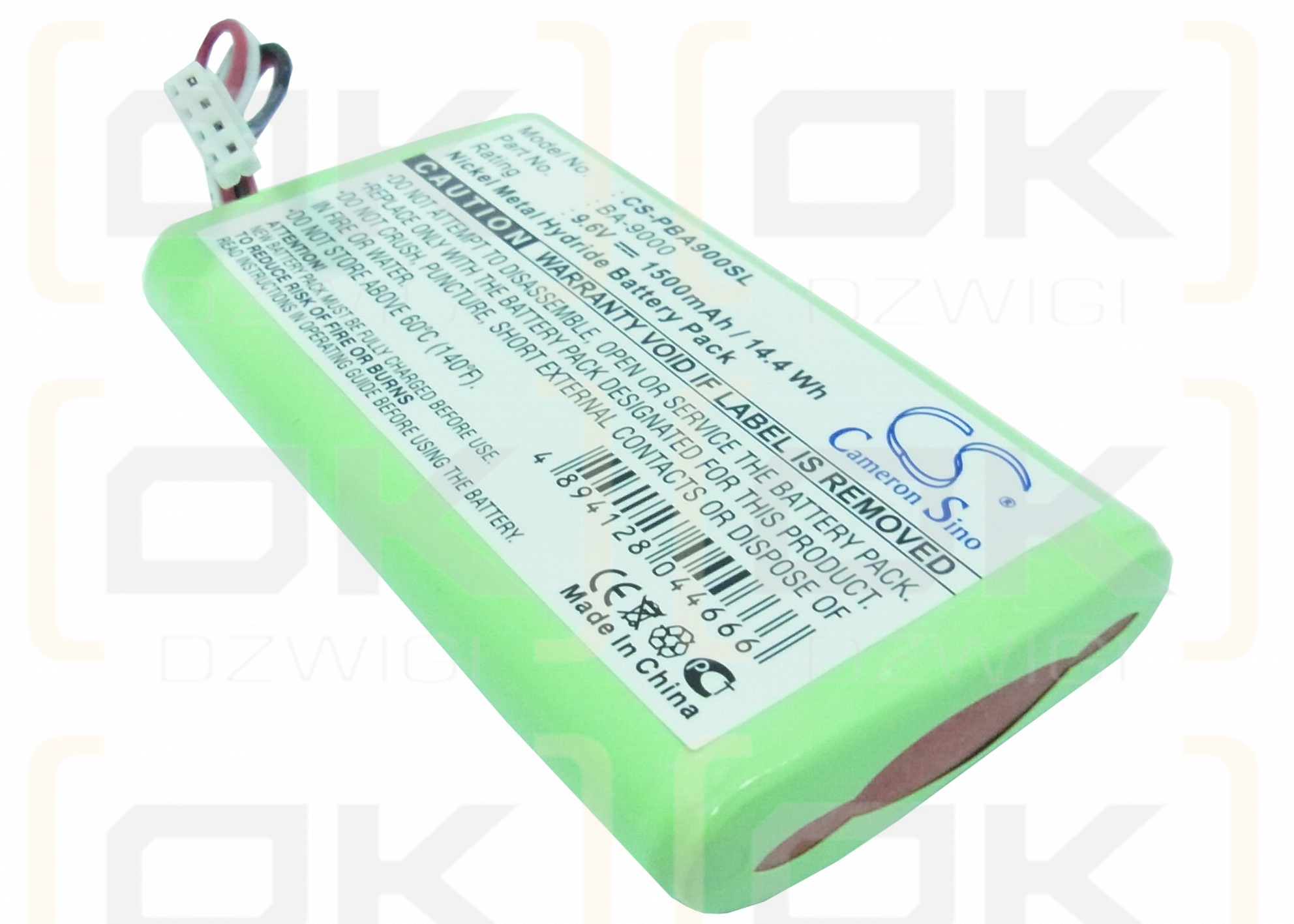 Brother PT-9600 / BA-9000 1500mAh Ni-MH 9.6V (Cameron Sino)