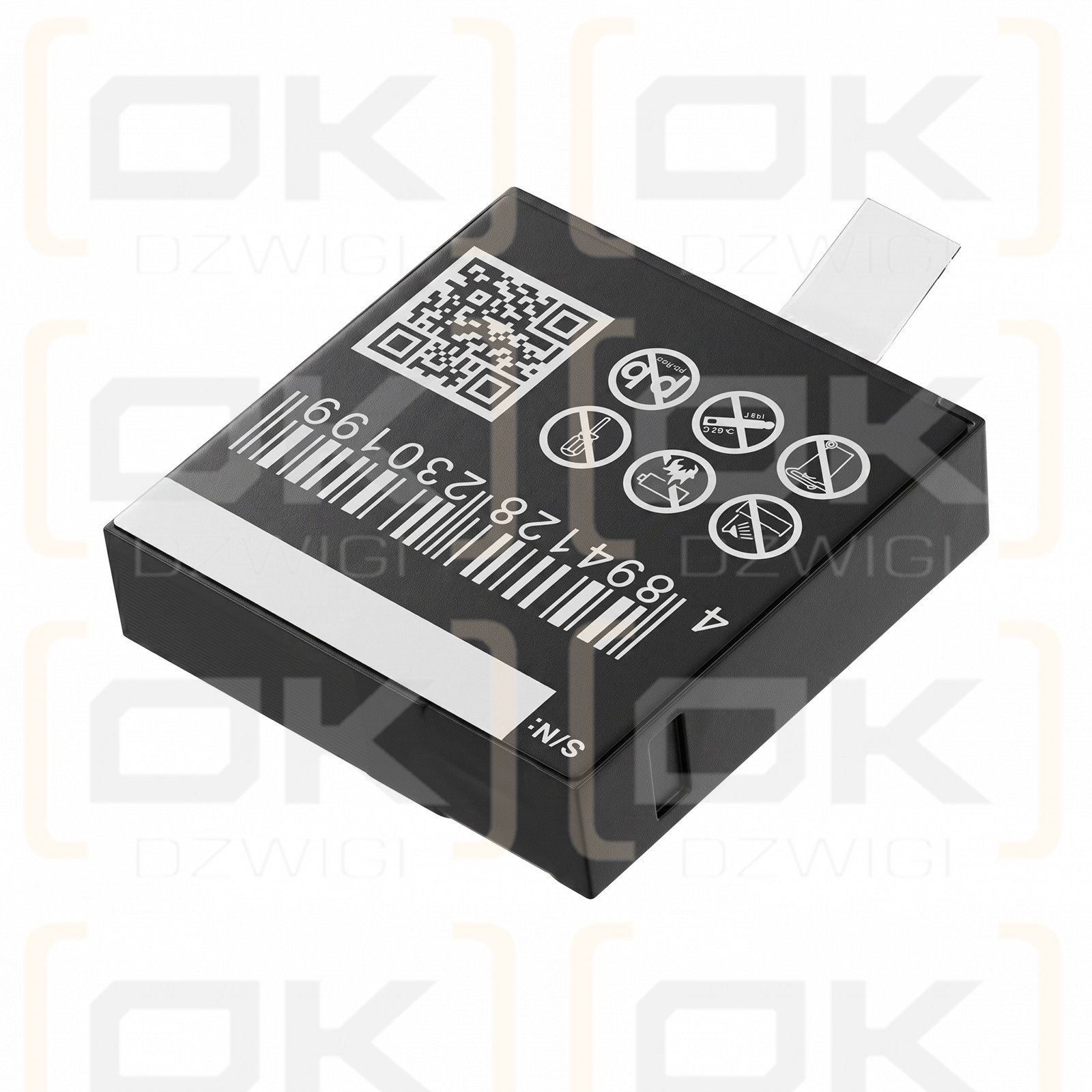 Bateria zamienna do PatrolEyes HD DV6-RB / SC-DV6-RB 1800 mAh Li-Polymer 3.7 V (Cameron Sino)