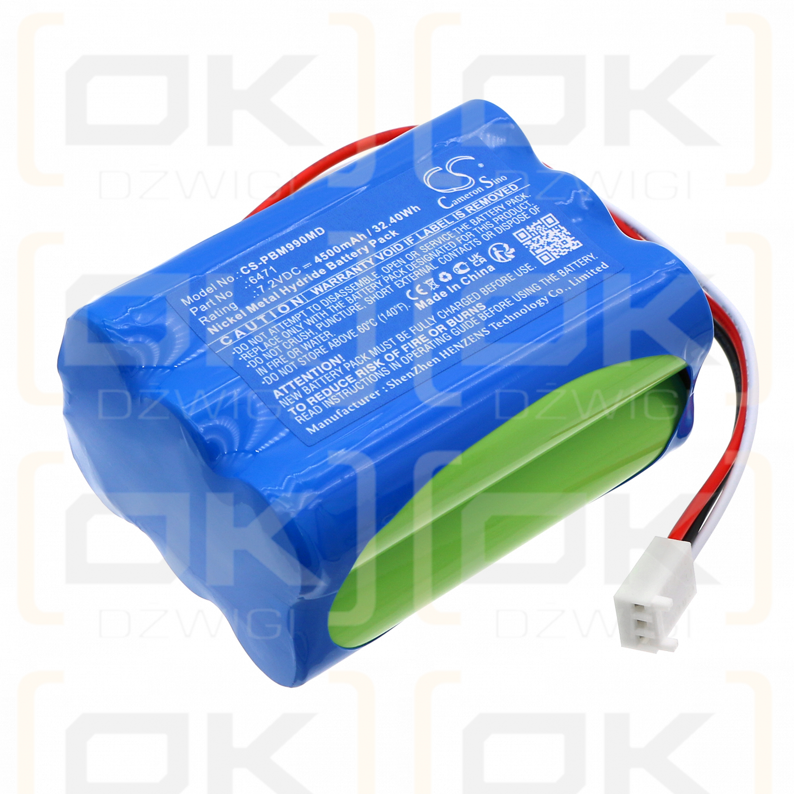 IPB MXI-1 / 6471 4500mAh Ni-MH 7.2V (Cameron Sino)