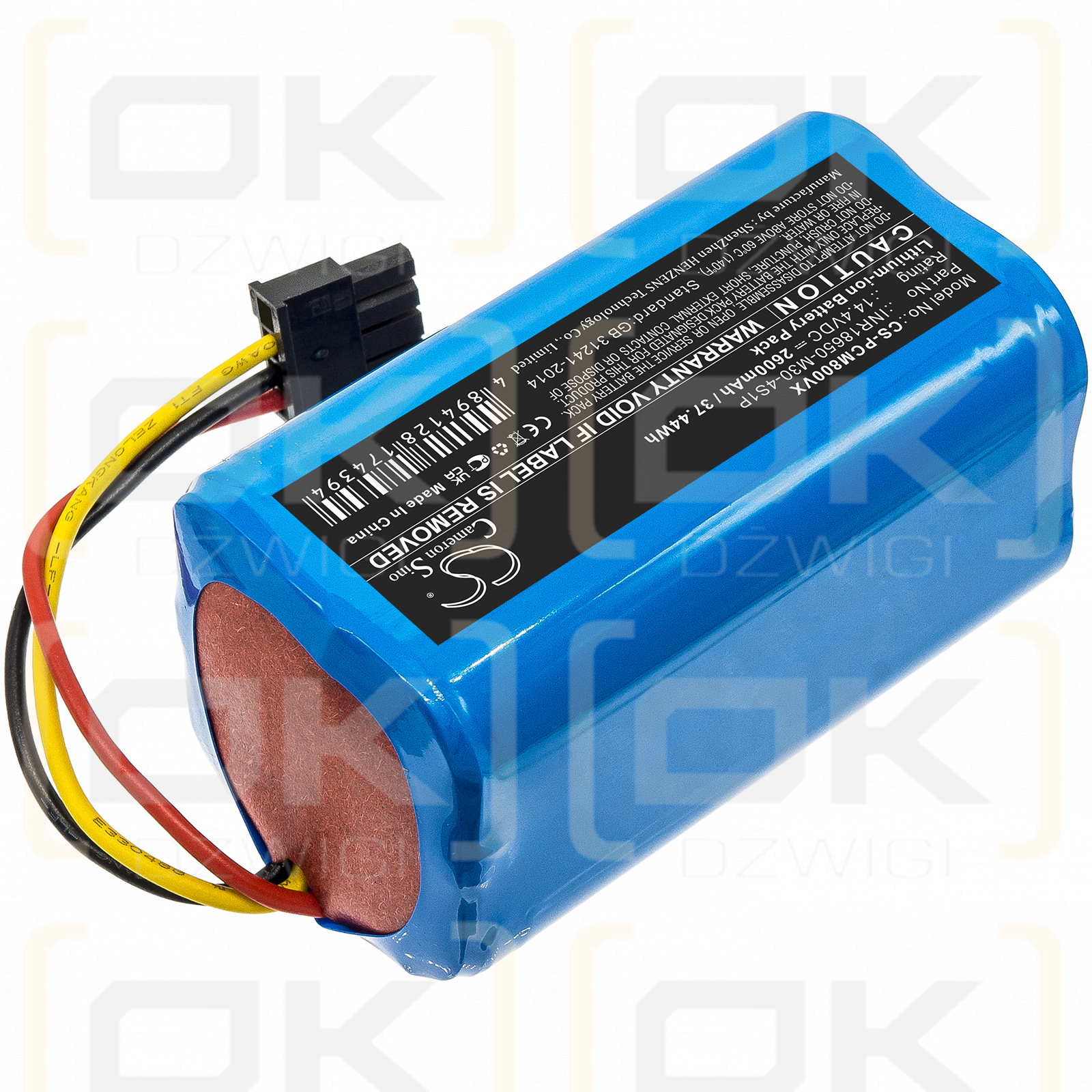 Proscenic V10 / INR18650-M30-4S1P 2600mAh Li-ion 14.4V (Cameron Sino)