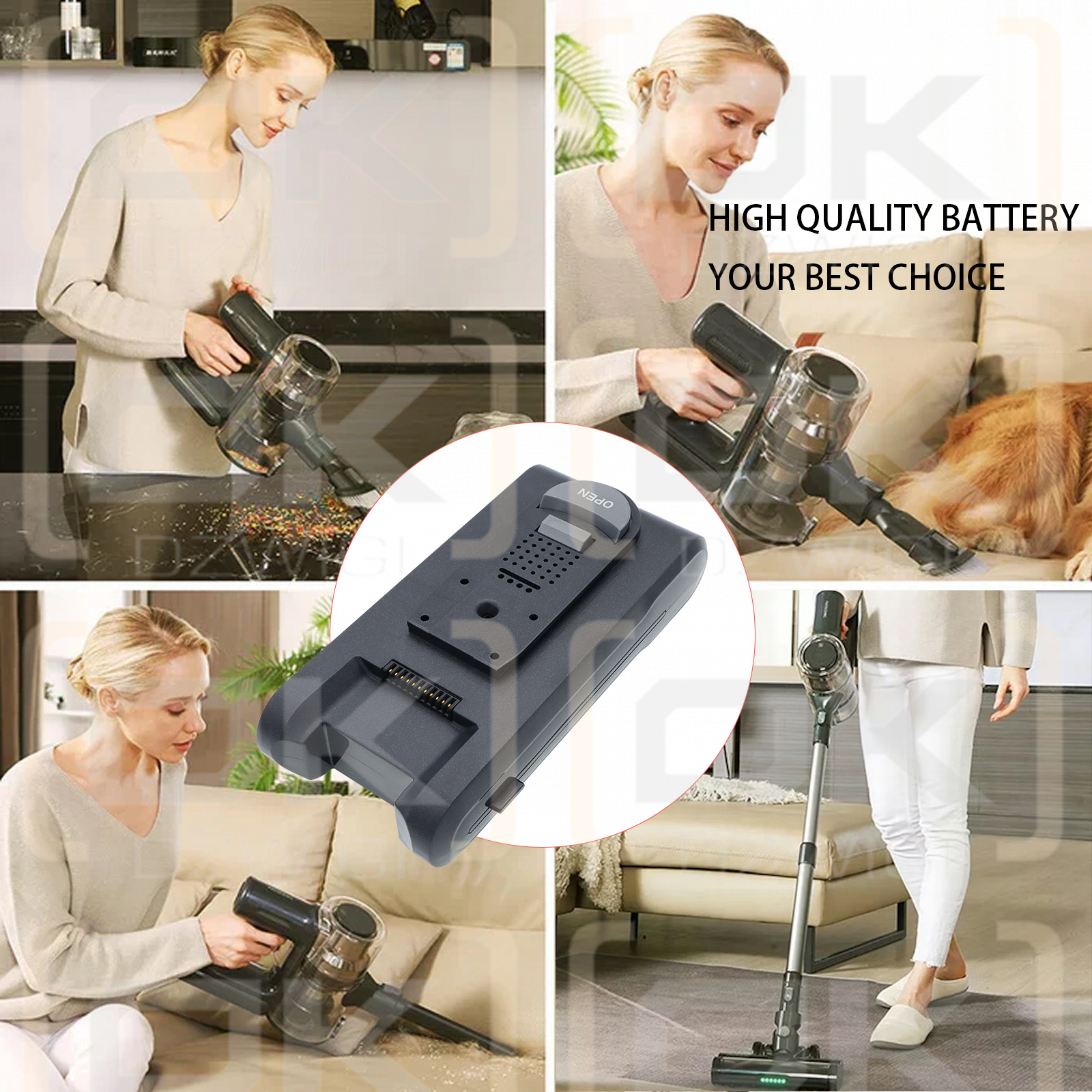 Batería Proscenic P12/H016A de ion de litio de 2500 mAh y 25,9 V (Cameron Sino)