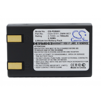 Panasonic Lumix DMC-F7-A / CGA-S101 700 mAh Li-ion 3,7 V (Cameron Sino)