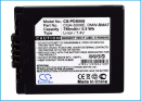 Panasonic Lumix DMC-FZ30EE-S / CGA-S006 750mAh Li-ion 7.4V (Cameron Sino)