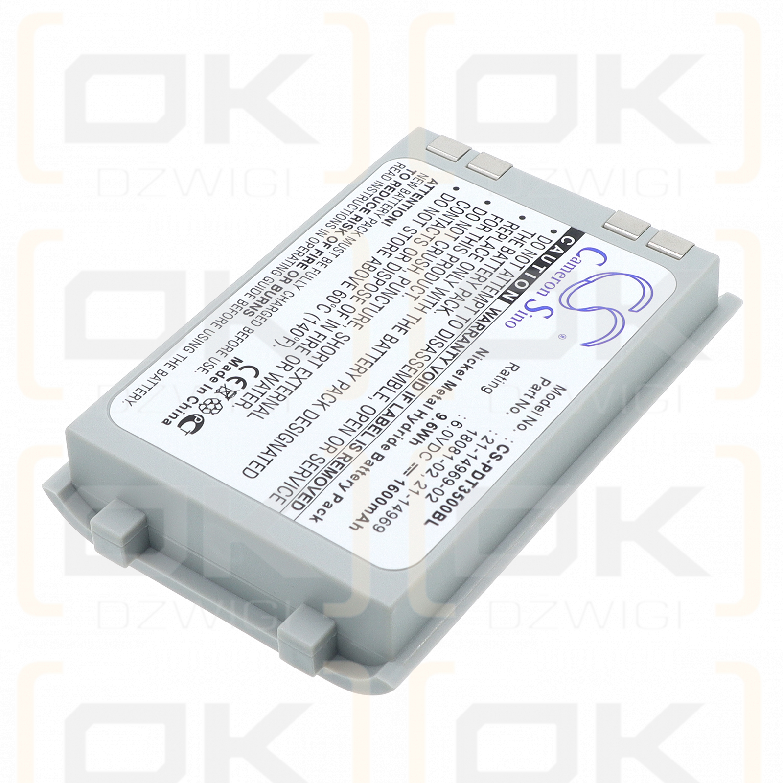 Referencia PDT3540/21-14969-02 1600 mAh Ni-MH 6 V (Cameron Sino)