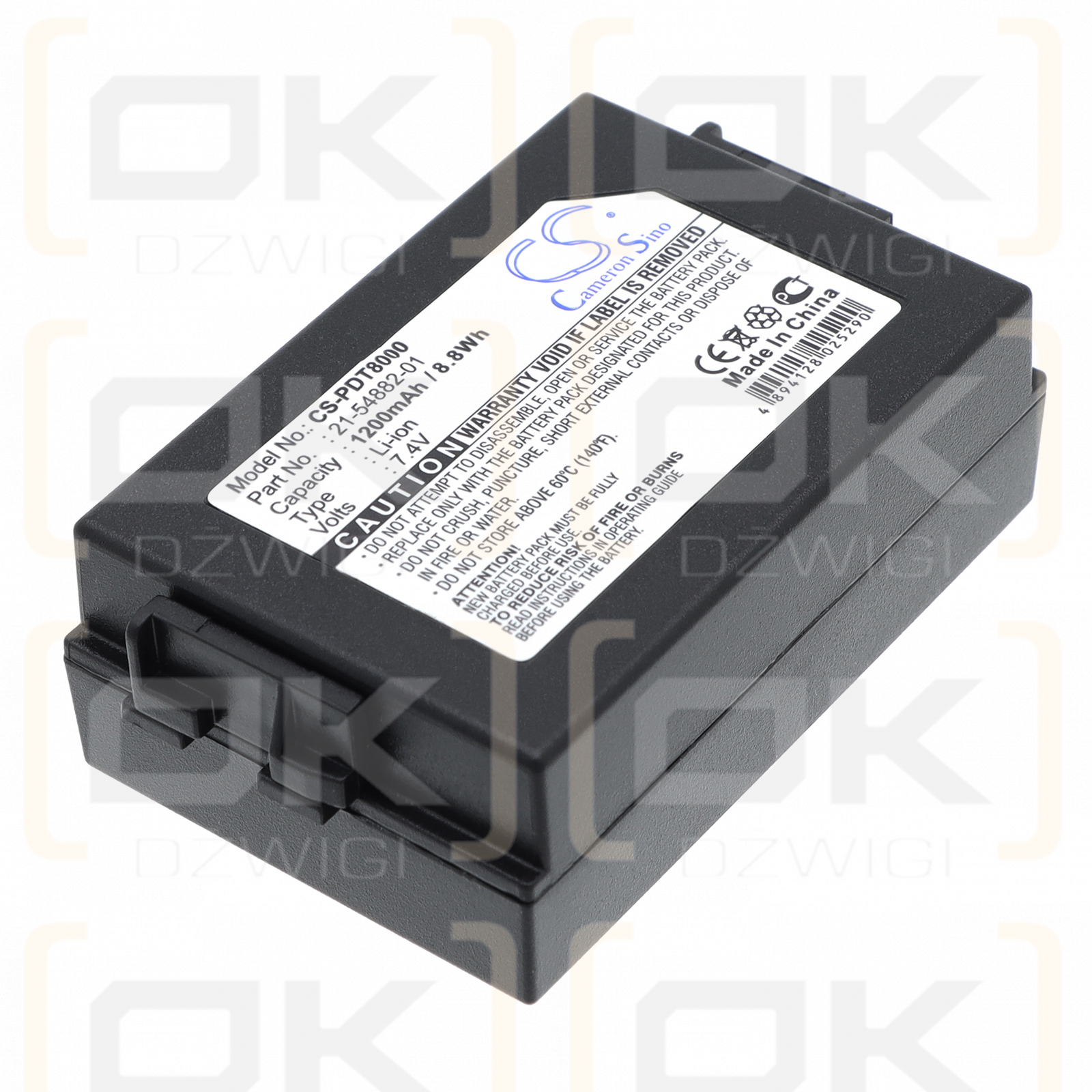Referenz PDT-8056 / 21-54882-01 1200 mAh Li-Ionen 7,4 V (Cameron Sino)
