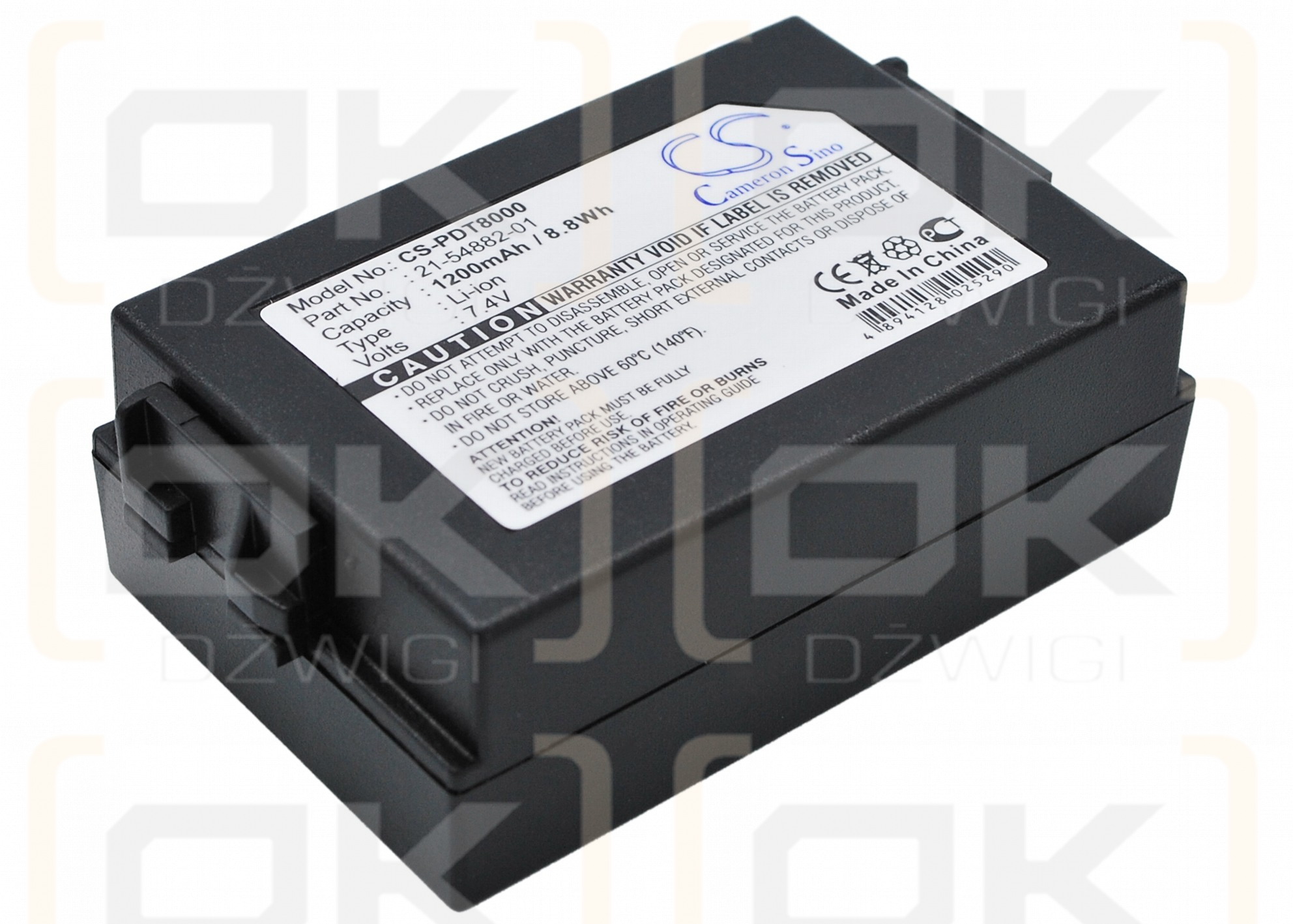 Symbol PDT-8056 / 21-54882-01 1200mAh Li-ion 7.4V (Cameron Sino)