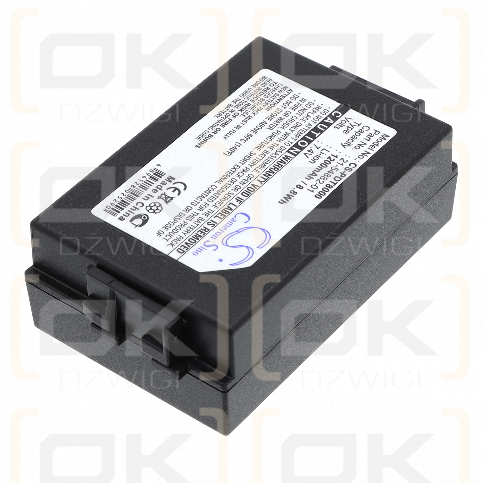 Referenz PDT-8056 / 21-54882-01 1200 mAh Li-Ionen 7,4 V (Cameron Sino)