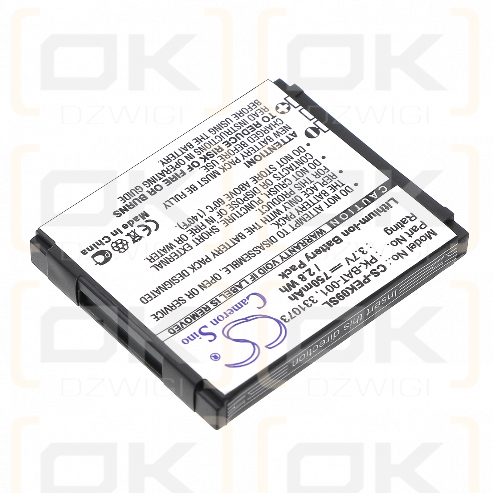 Peek 9 / PK-BAT-001 750mAh Li-ion 3.7V (Cameron Sino)
