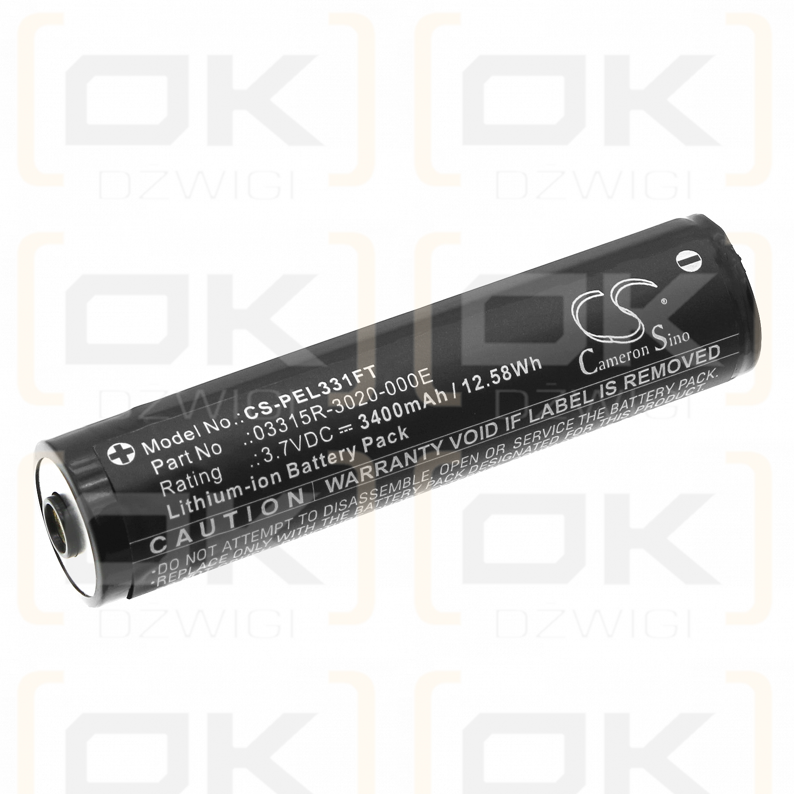 Pelican 3315RZ1-RA / 03315R-3020-000E 3400 mAh Li-Ion 3,7 V (Cameron Sino)