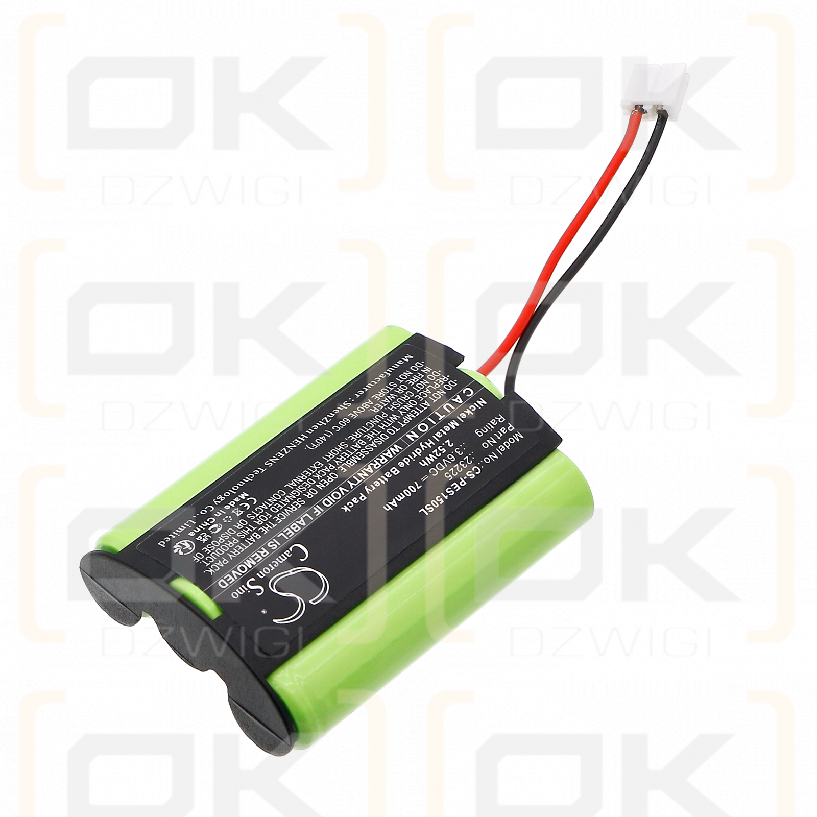 PEUGEOT ELIS 1500 / 23225 700mAh Ni-MH 3.6V (Cameron Sino)