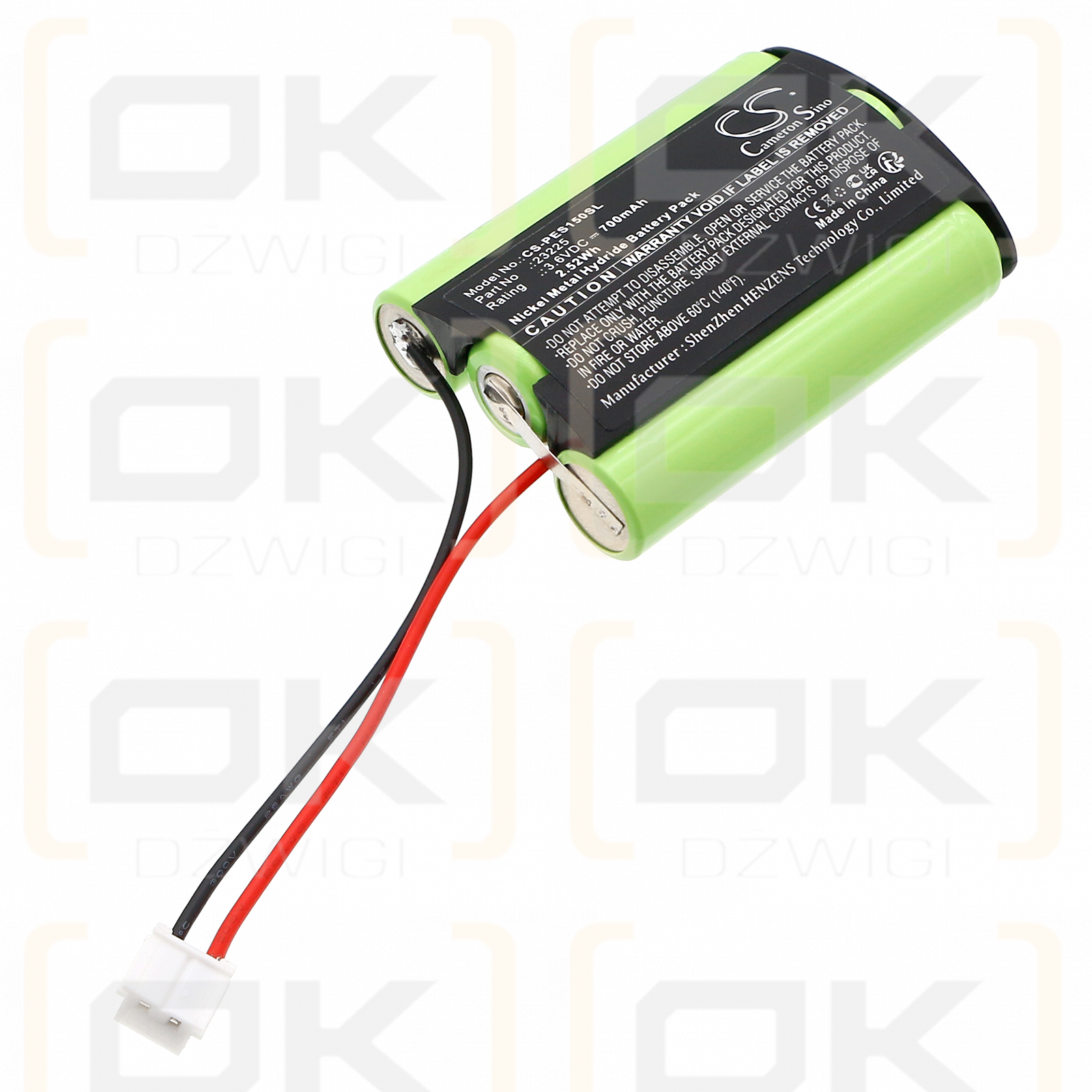 PEUGEOT ELIS 1500 / 23225 700mAh Ni-MH 3.6V (Cameron Sino)