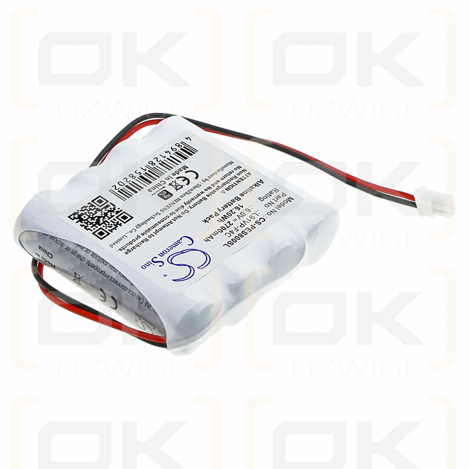 Purell ES8 Handdesinfektionsmittelspender / L91VP-F4C 2700 mAh Alkaline 6,0 V (Cameron Sino)